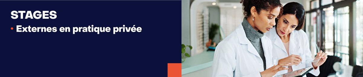 Stages externes en pratique privée