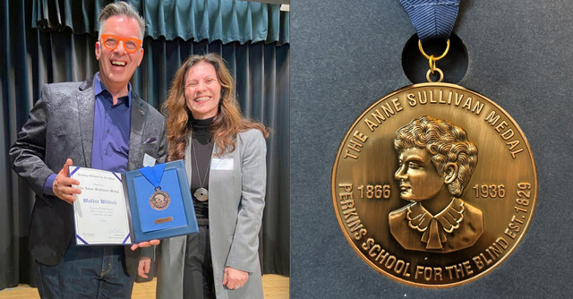 Walter Wittich reçoit la médaille Ann Sullivan 2025